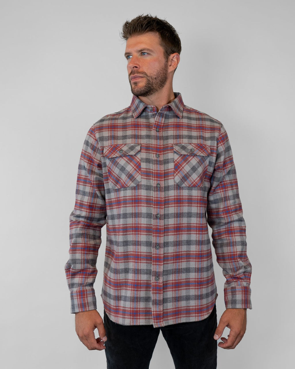 Field Grand Flannel, Sedona Red - Paranoid Ranch