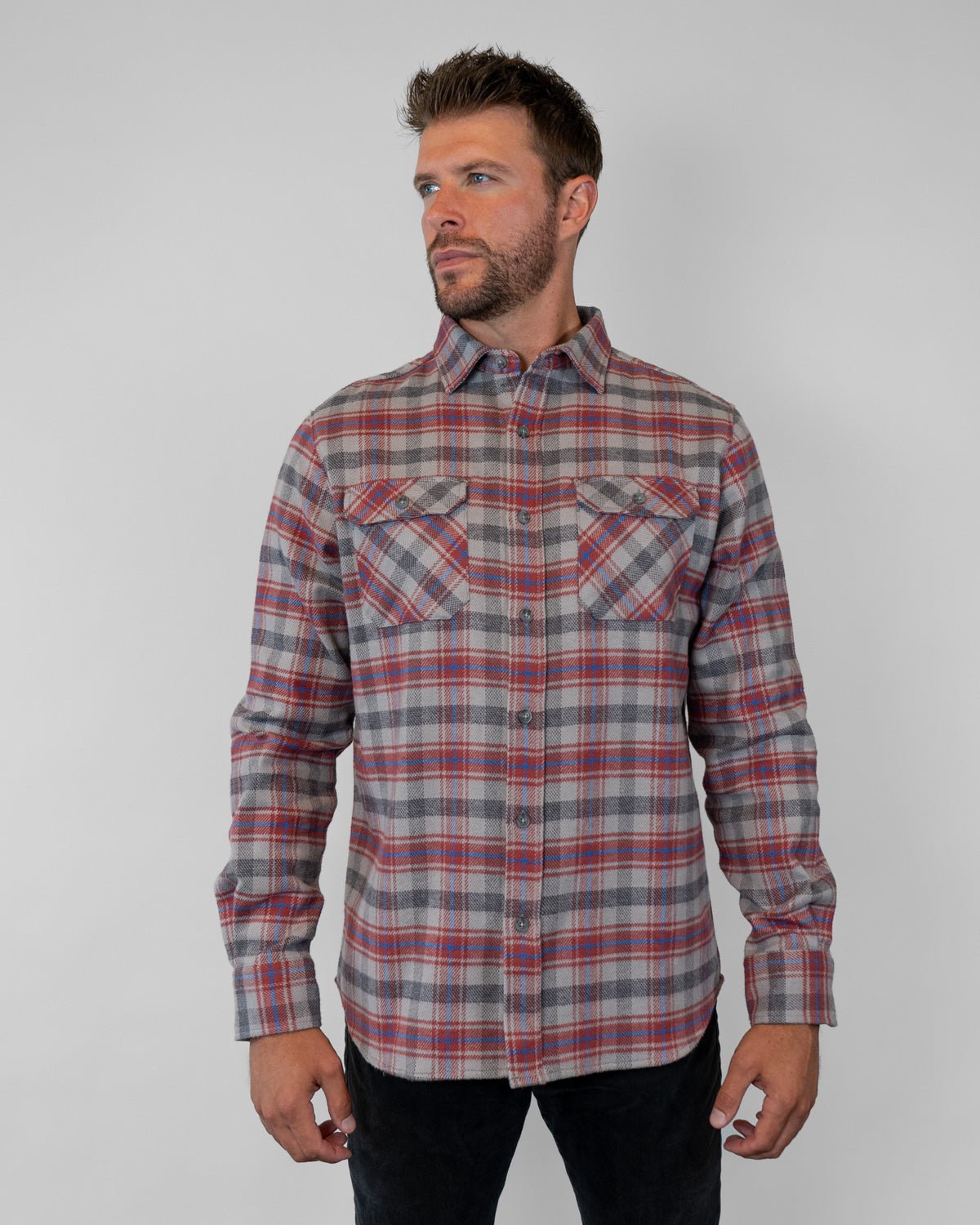 Field Grand Flannel, Sedona Red - Paranoid Ranch