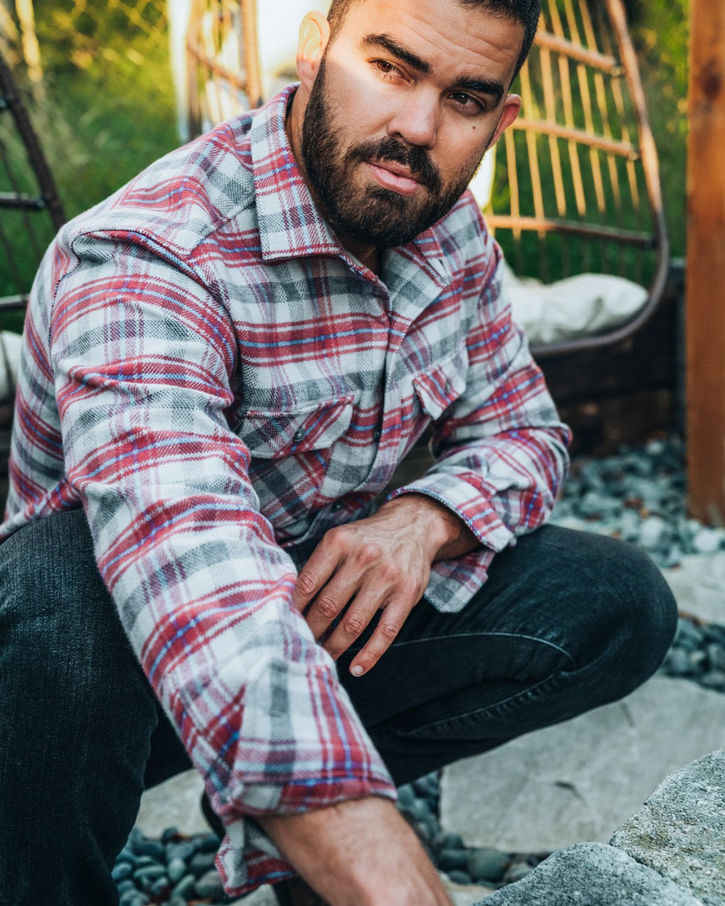 Field Grand Flannel, Sedona Red - Paranoid Ranch