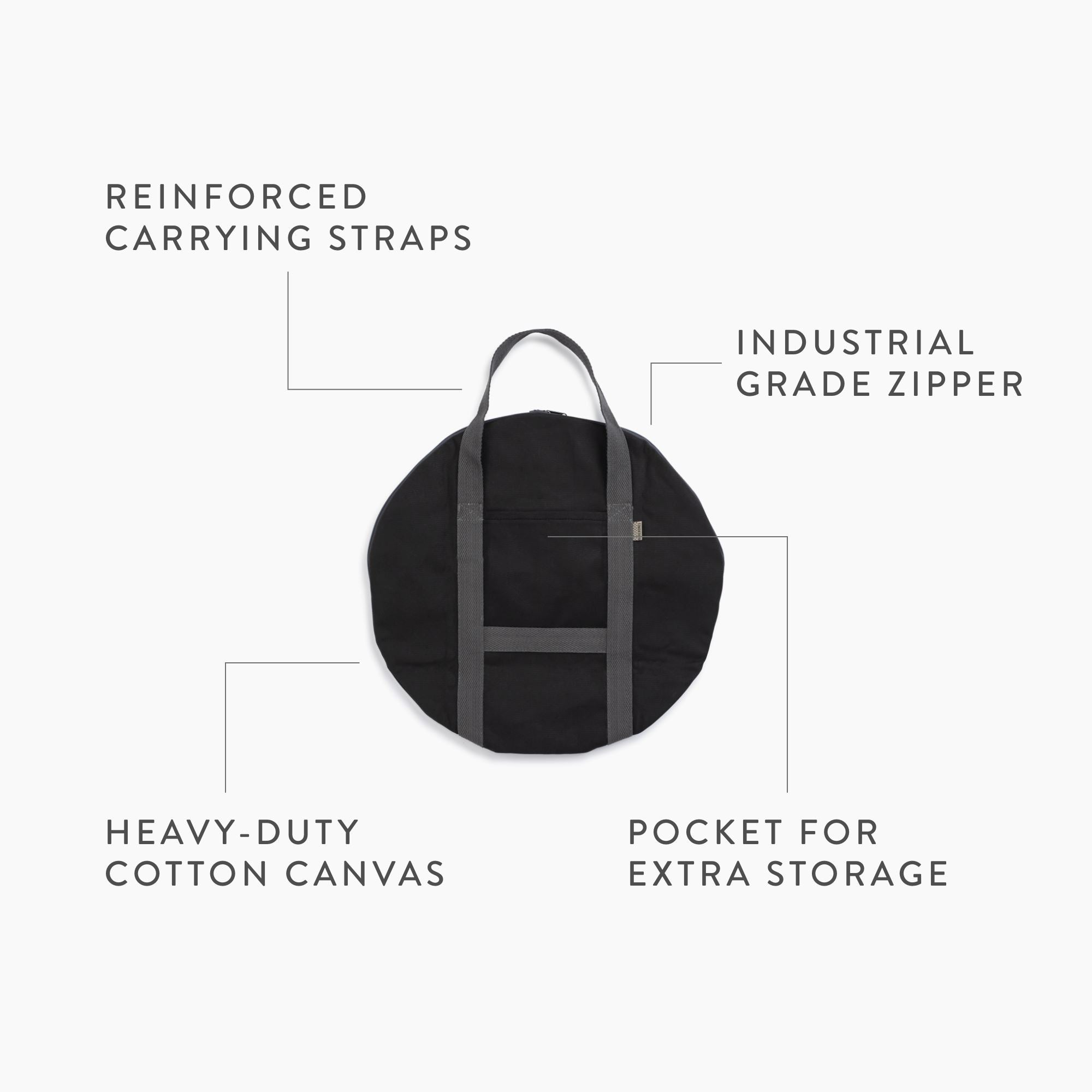 Fire Pit Grill Grate Carry Bag - Paranoid Ranch