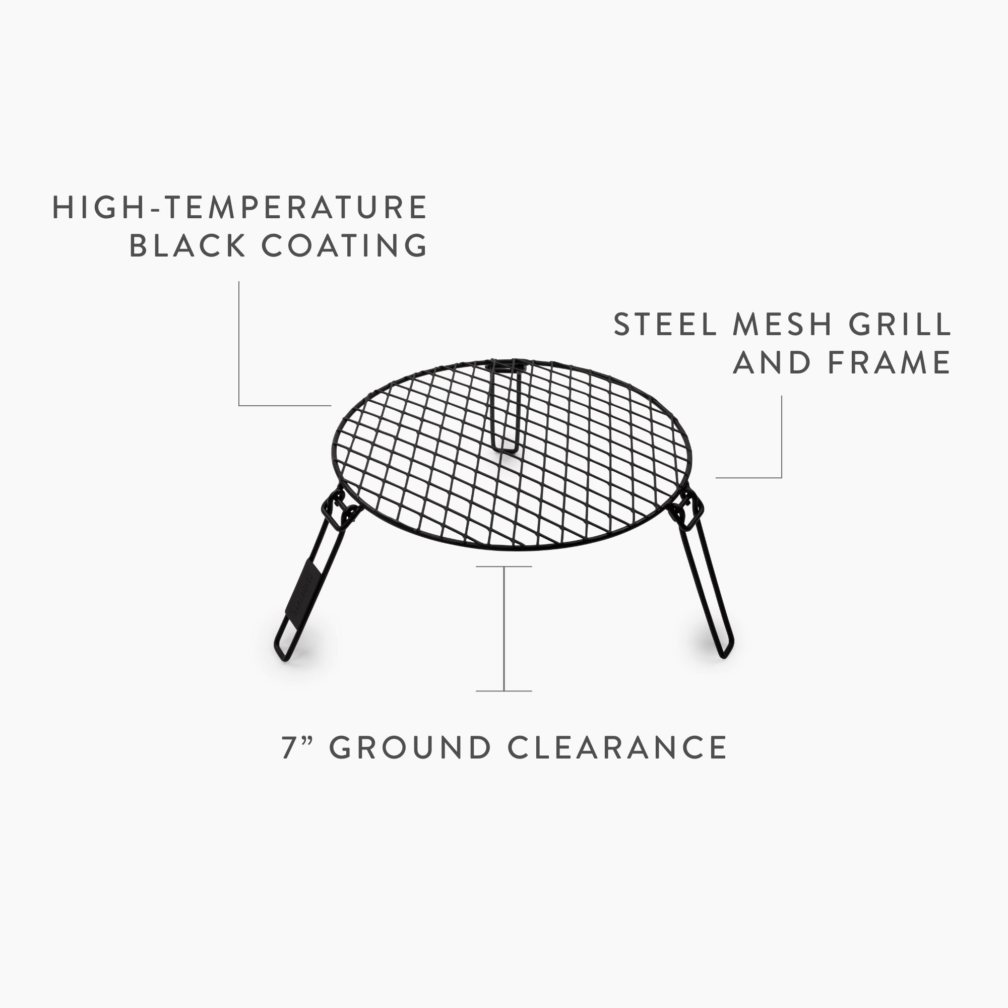Fire Pit Grill Grate - Circular - Paranoid Ranch