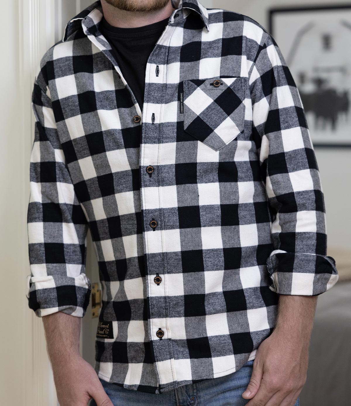 Fitted Flannel Shirt - Upcountry Check - Paranoid Ranch