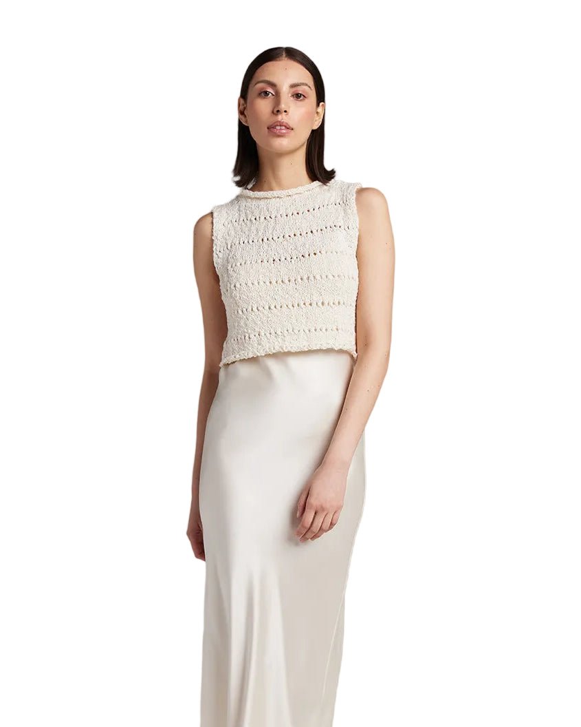 Flammé Knit Crop Top - Paranoid Ranch