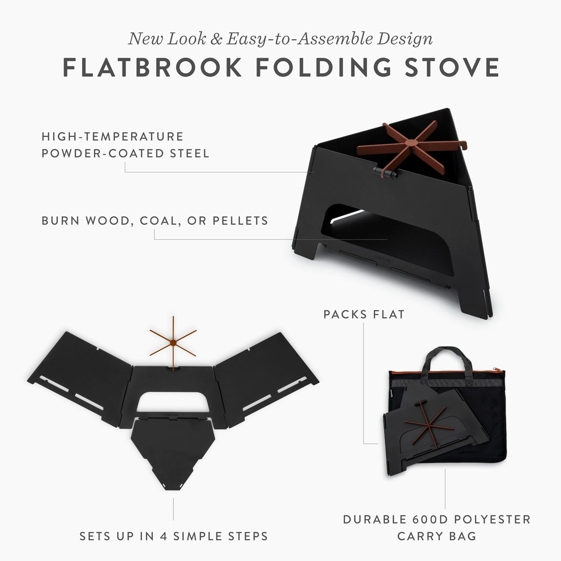 Flatbrook Folding Stove - Paranoid Ranch