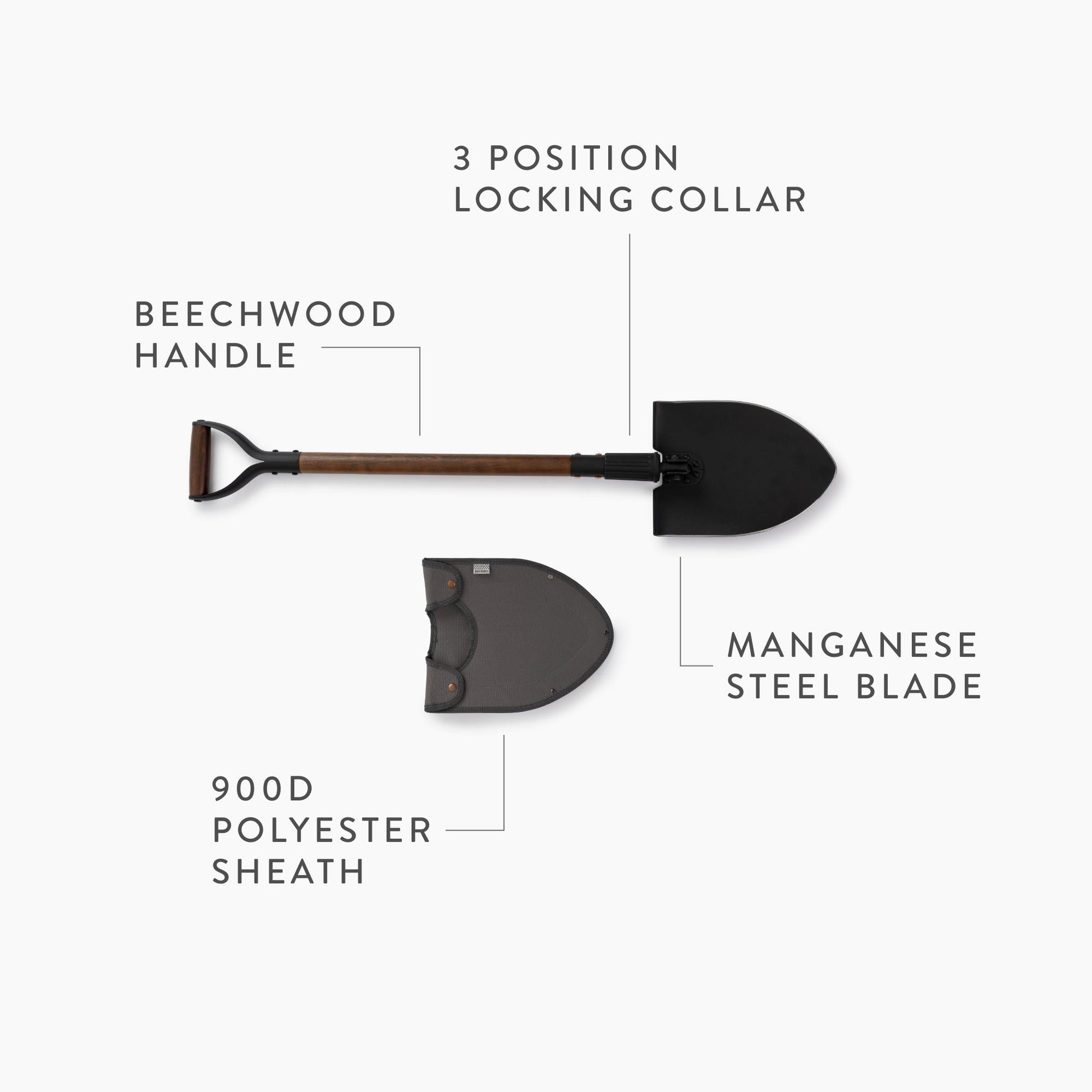 Folding Shovel - Paranoid Ranch