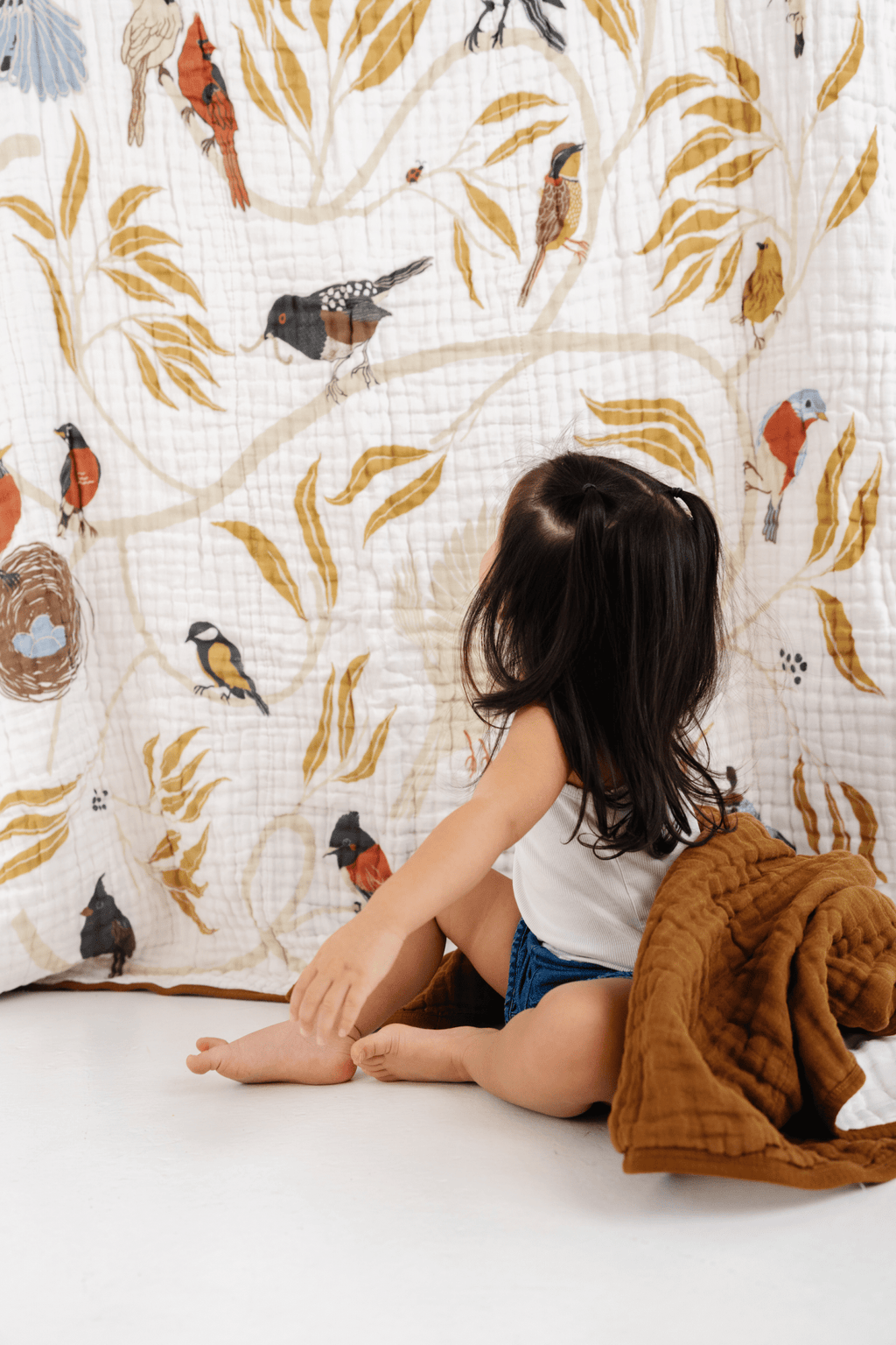 For the Birds Throw Blanket - Paranoid Ranch
