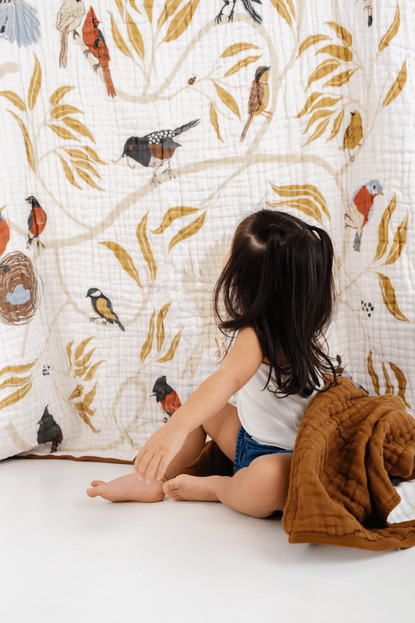 For the Birds Throw Blanket - Paranoid Ranch