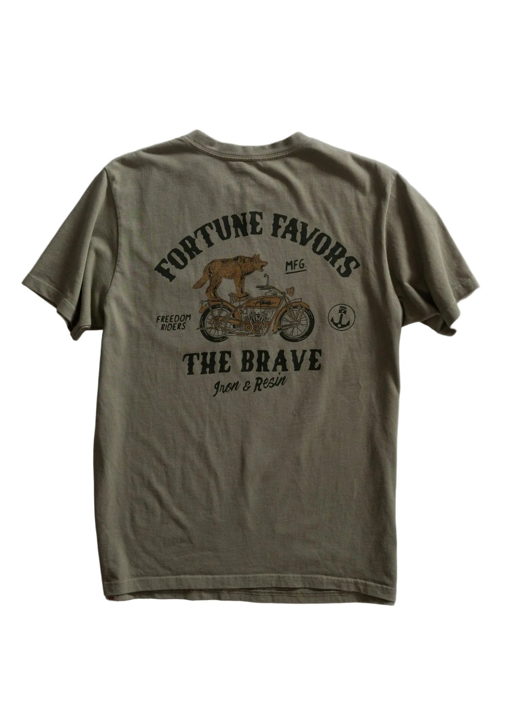 Fortune Favors the Brave Pocket Tee - Paranoid Ranch