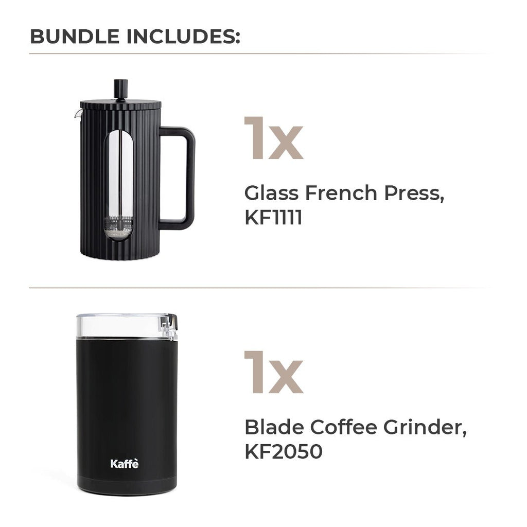 French Press Essentials Bundle, Black - Paranoid Ranch