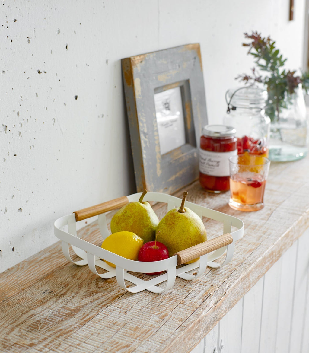 Fruit Basket - Steel + Wood - Paranoid Ranch