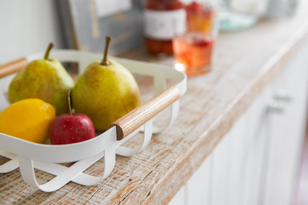 Fruit Basket - Steel + Wood - Paranoid Ranch