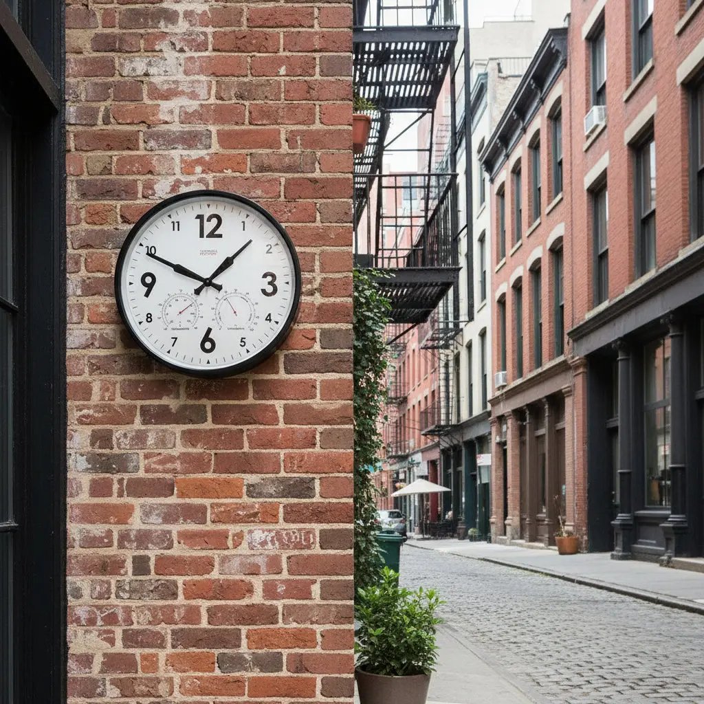 Garden Clock XL Black Outdoor Clock - Paranoid Ranch