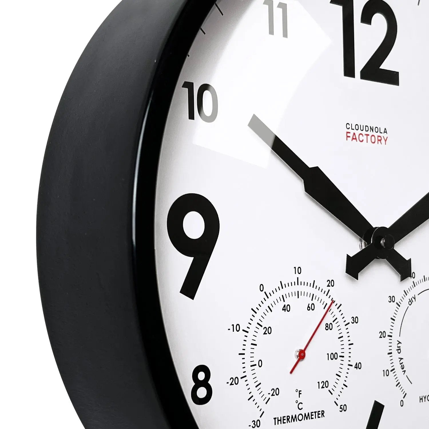 Garden Clock XL Black Outdoor Clock - Paranoid Ranch