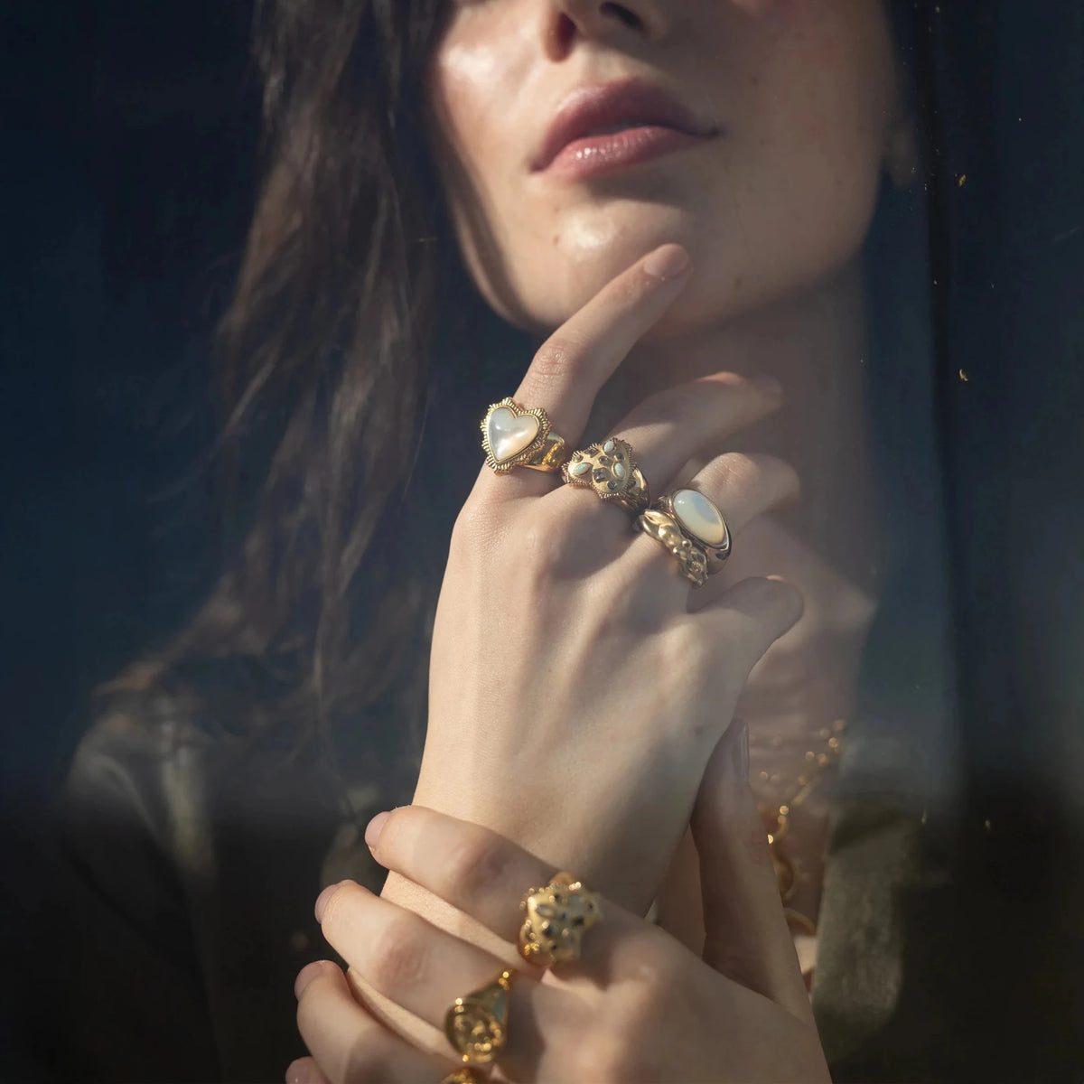 Gemstone Signet Ring - Paranoid Ranch