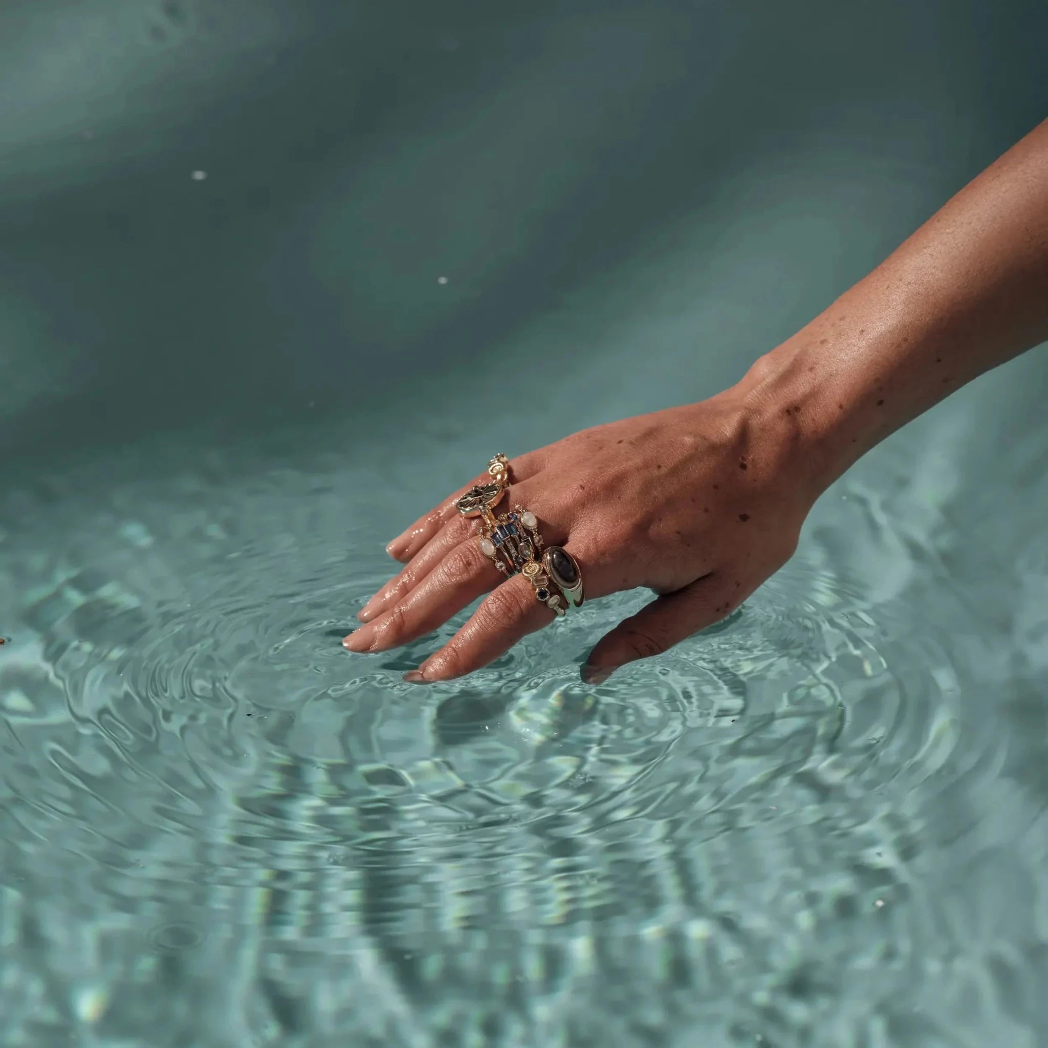 Gemstone Signet Ring - Paranoid Ranch