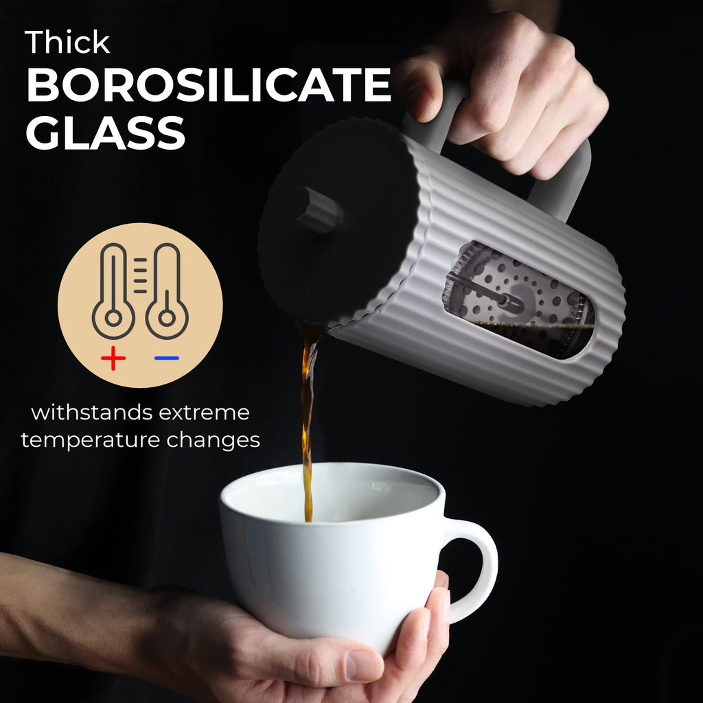 Glass French Press (800ml), KF1114 - Paranoid Ranch