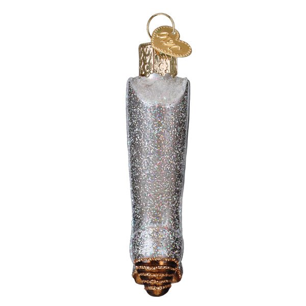 Glittered Boot Ornament - Paranoid Ranch