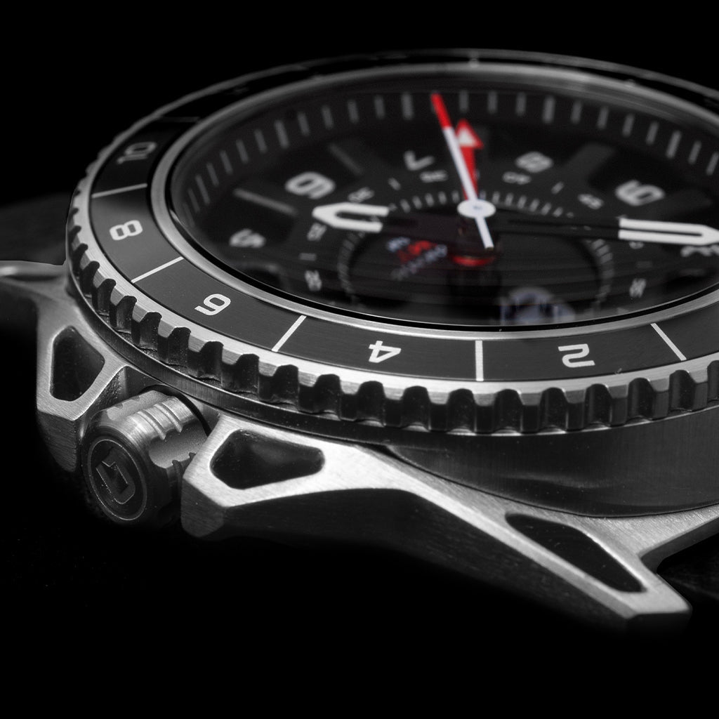GMT-01 - Automatic GMT Watch with Metal Bracelet - Paranoid Ranch