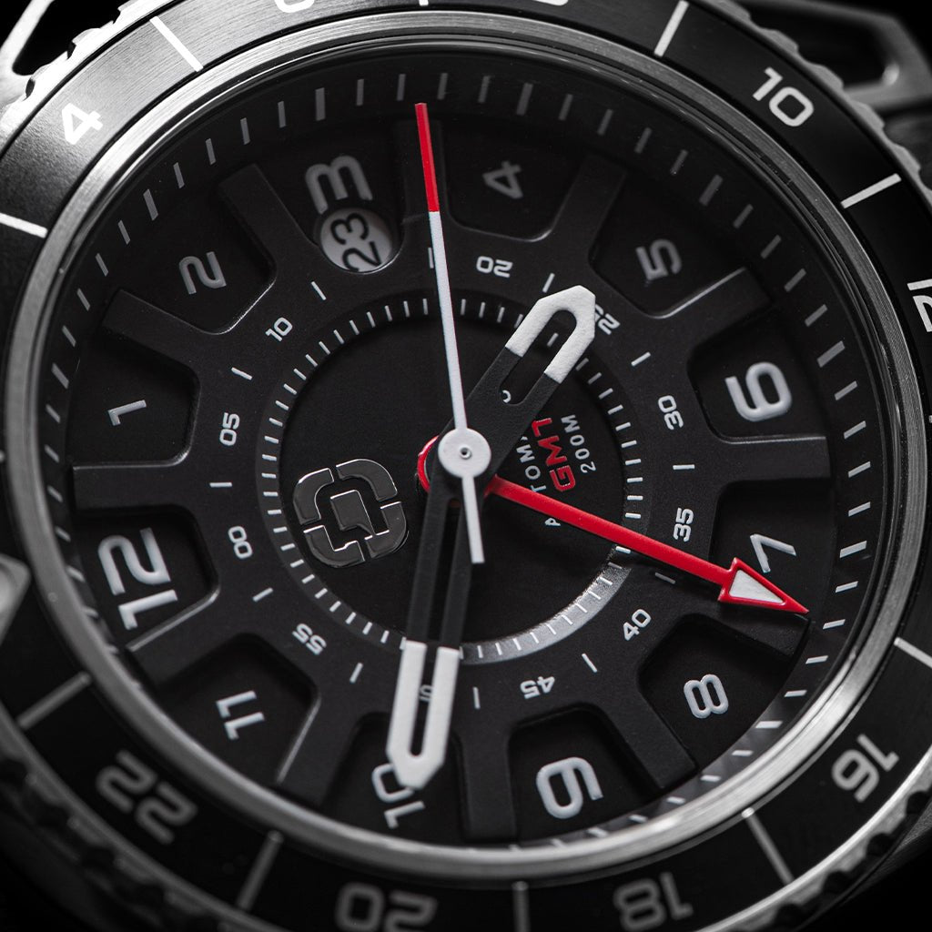 GMT-01 - Automatic GMT Watch with Metal Bracelet - Paranoid Ranch