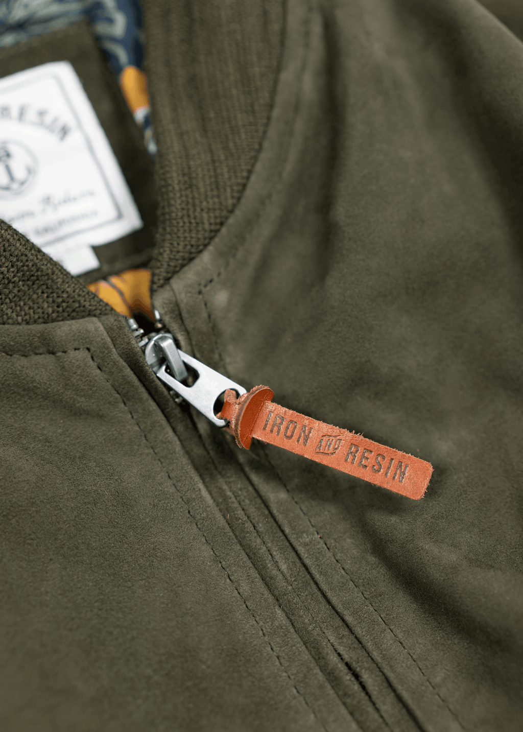 Goat Suede Bomber Jacket - Paranoid Ranch