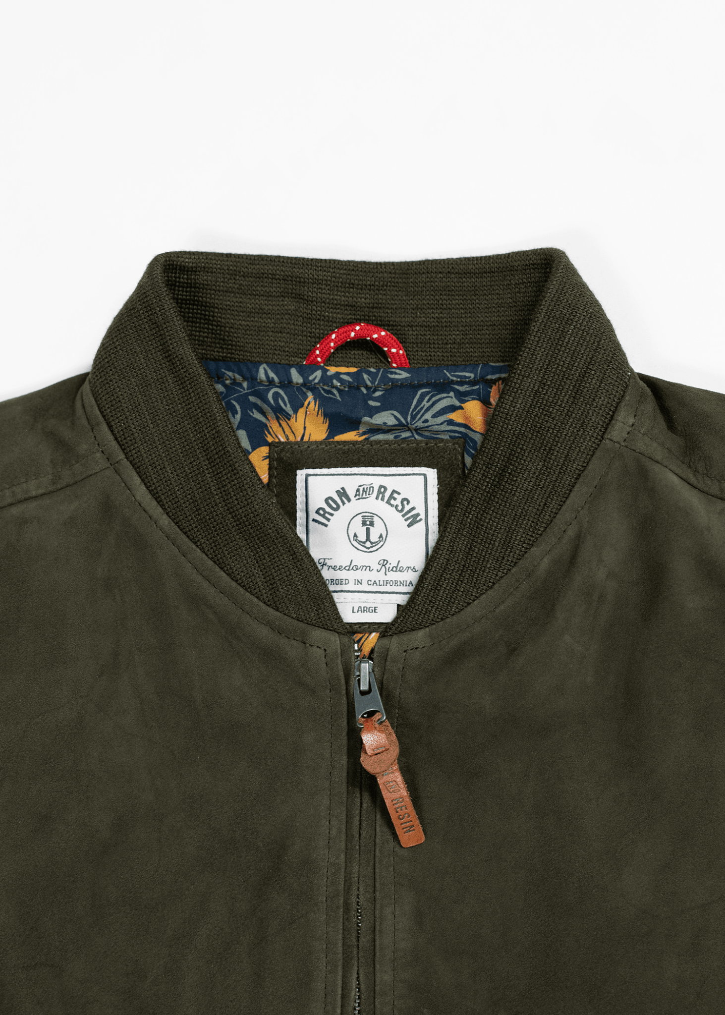 Goat Suede Bomber Jacket - Paranoid Ranch