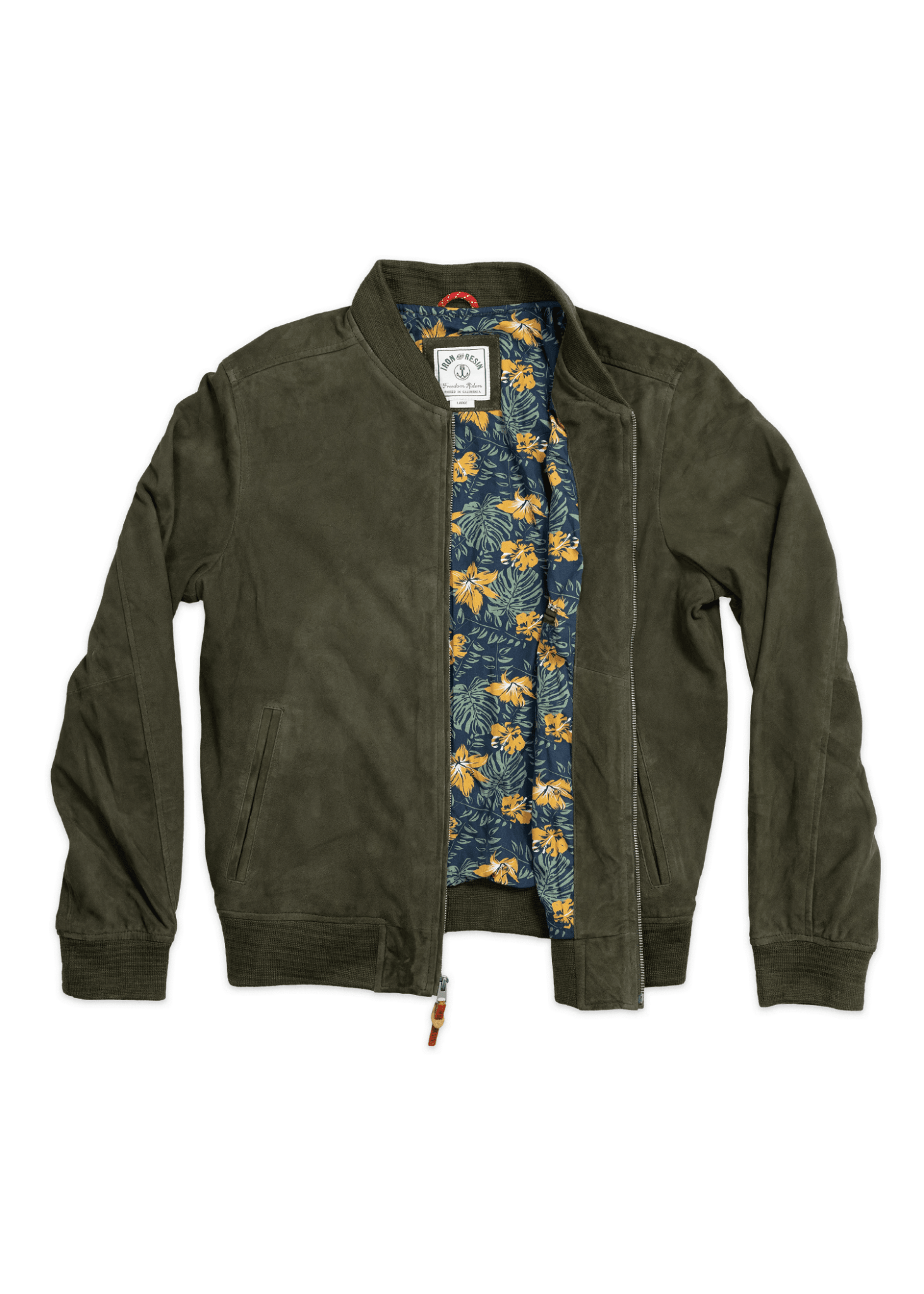 Goat Suede Bomber Jacket - Paranoid Ranch