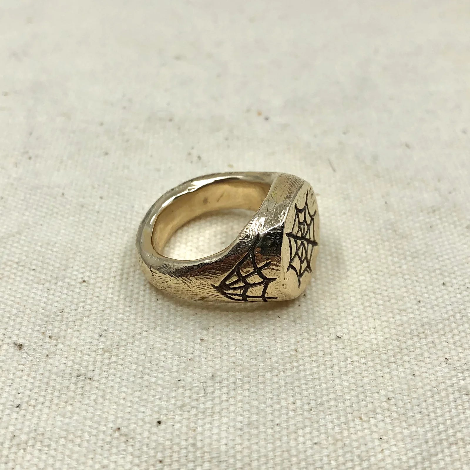 Gold Webs Signet Ring - Paranoid Ranch