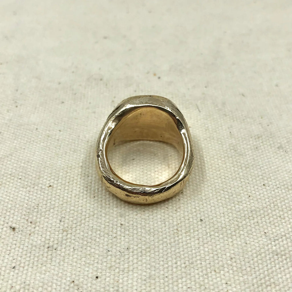 Gold Webs Signet Ring - Paranoid Ranch