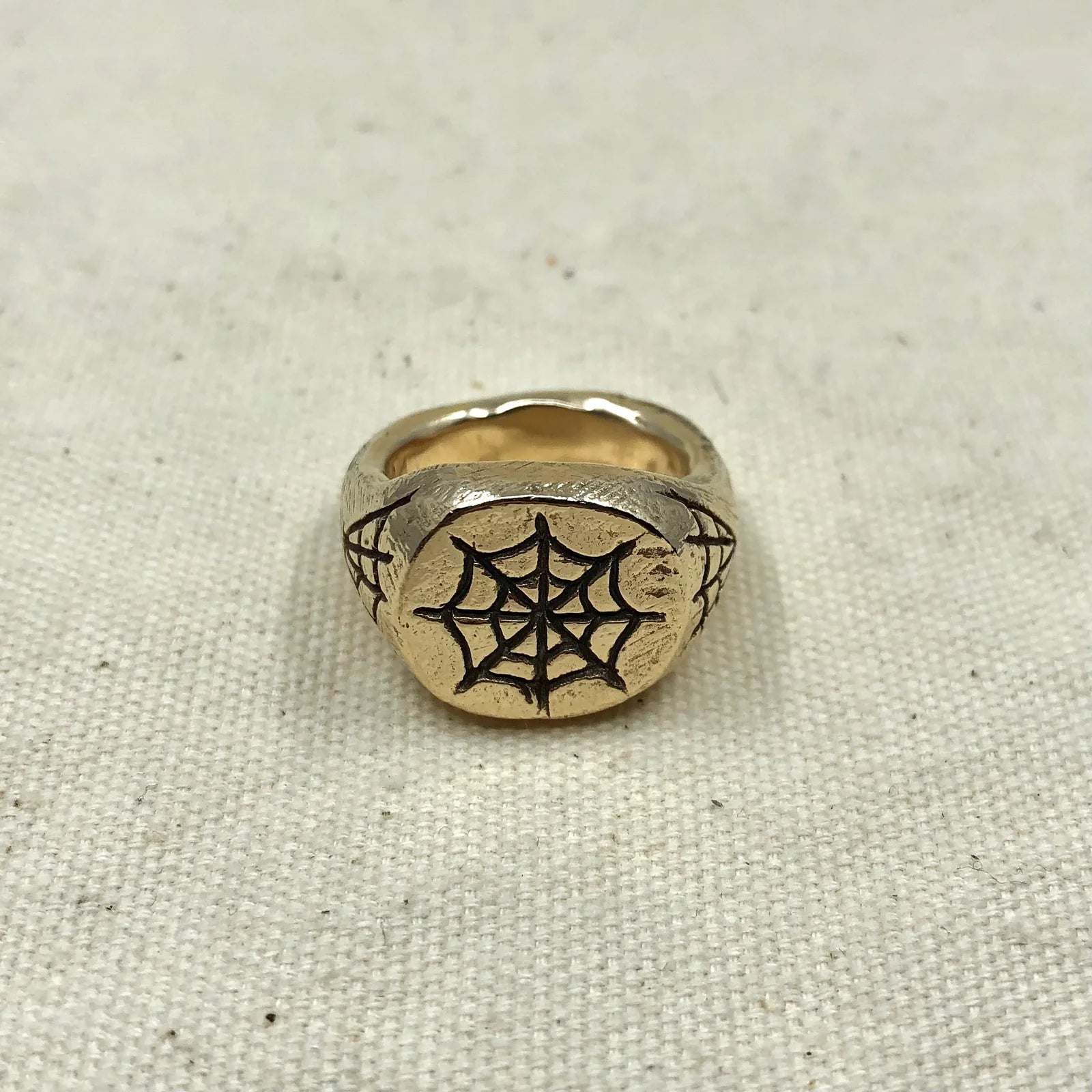 Gold Webs Signet Ring - Paranoid Ranch
