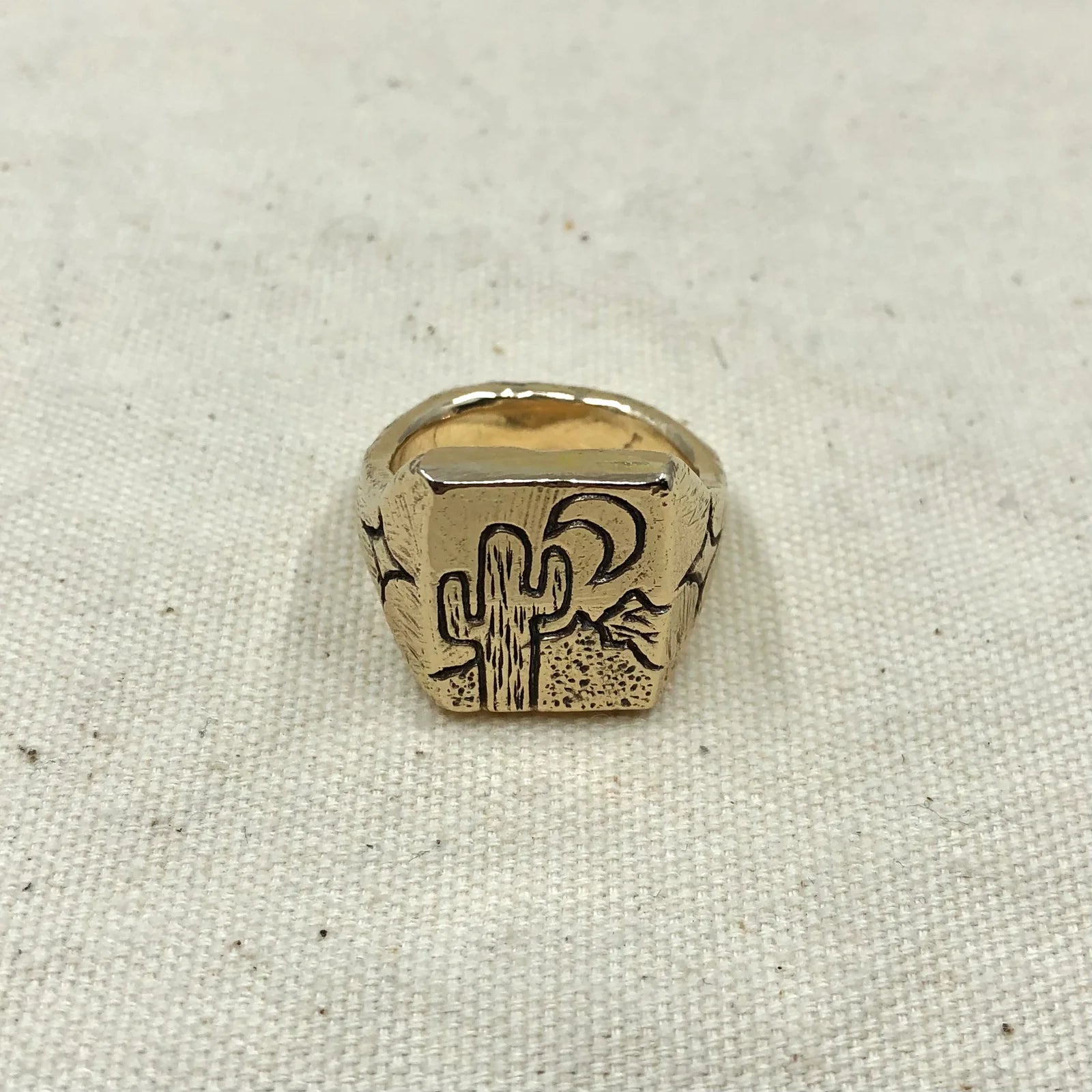 Gold Wild West Signet Ring - Paranoid Ranch