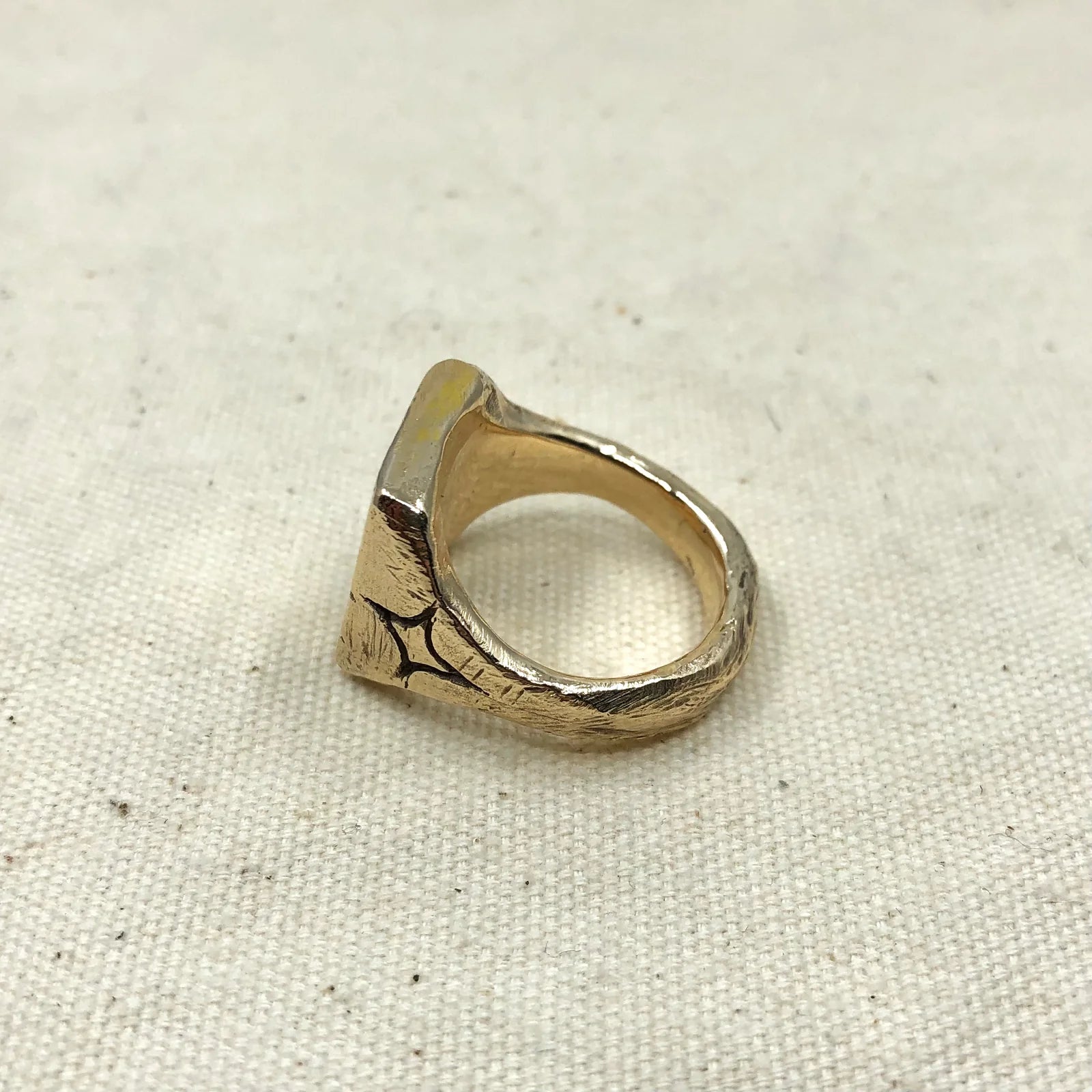 Gold Wild West Signet Ring - Paranoid Ranch