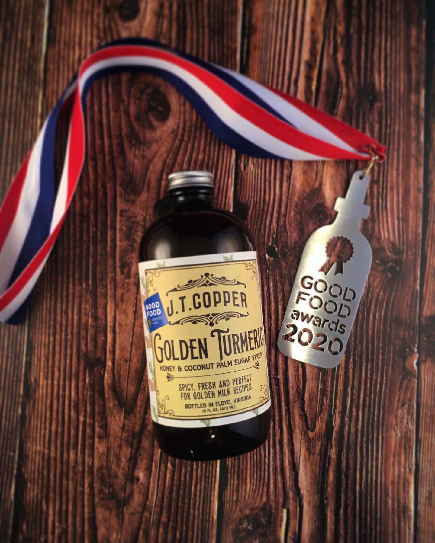 Golden Turmeric Syrup - 16oz - Paranoid Ranch