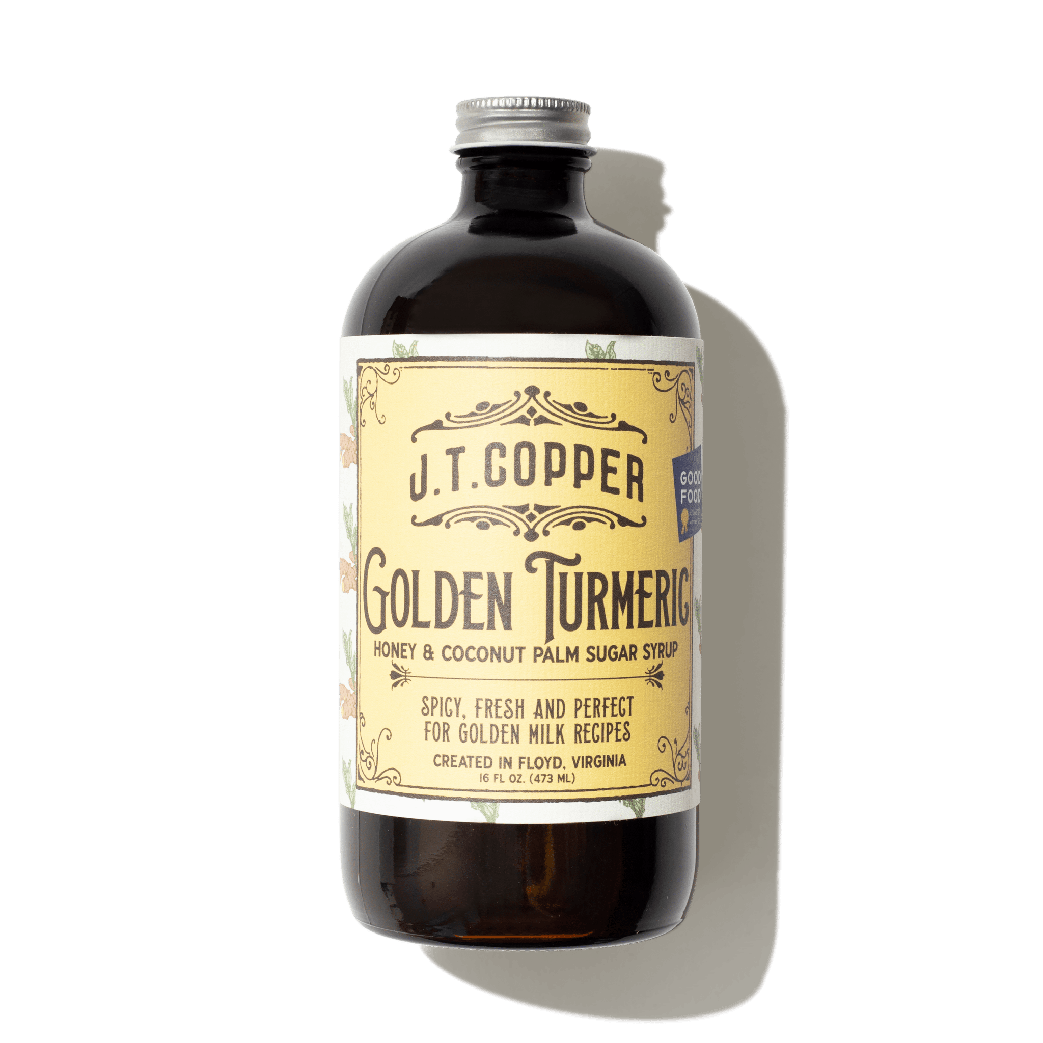 Golden Turmeric Syrup - 16oz - Paranoid Ranch