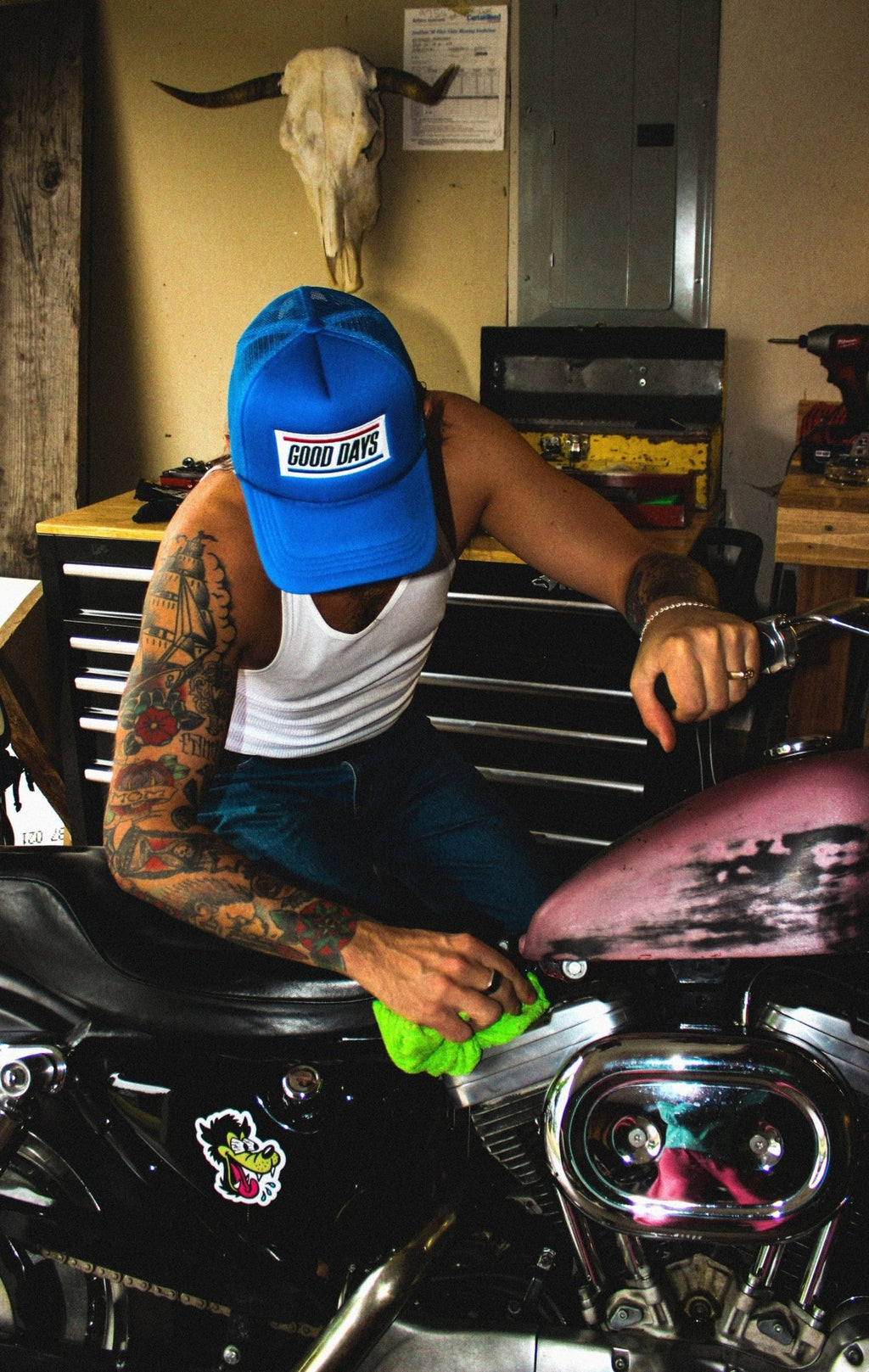 Good Days Trucker Hat - Paranoid Ranch