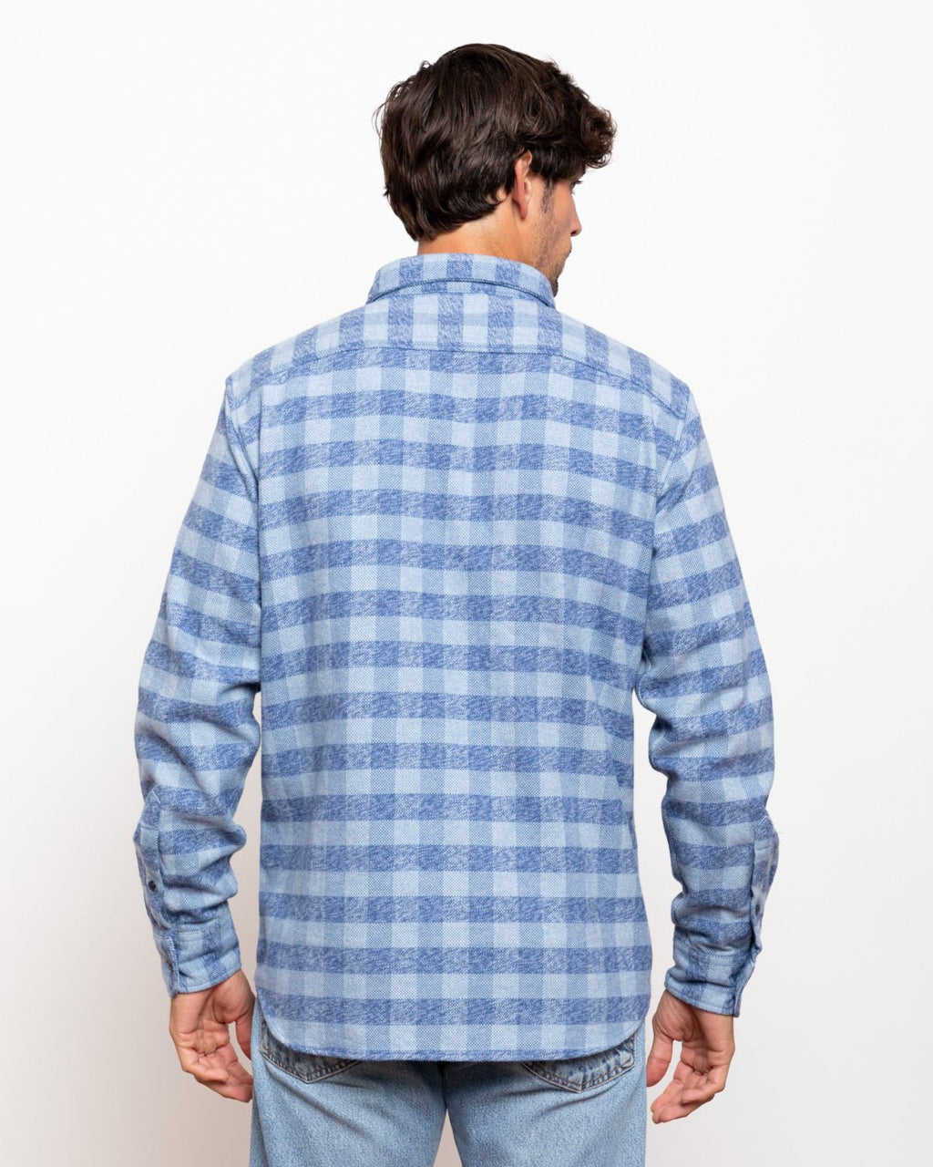 Grand Flannel, Checkered Blue - Paranoid Ranch
