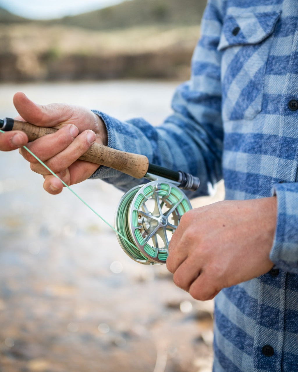 Grand Flannel, Checkered Blue - Paranoid Ranch