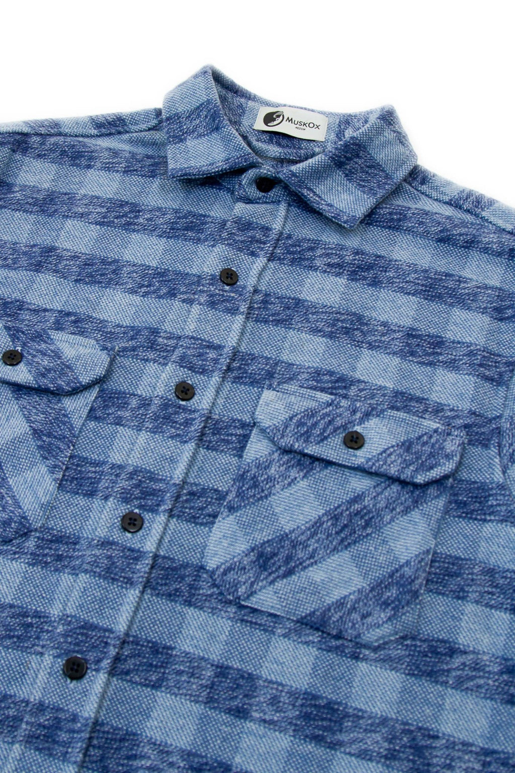 Grand Flannel, Checkered Blue - Paranoid Ranch