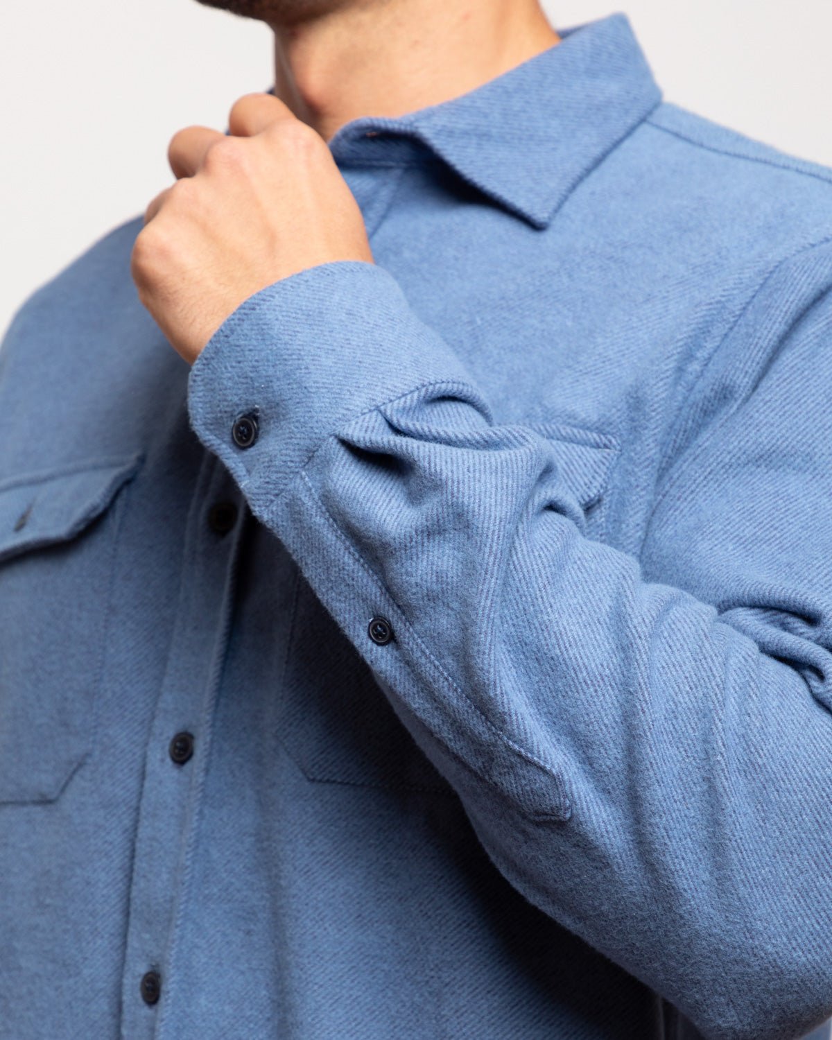 Grand Flannel, Lake Blue - Paranoid Ranch