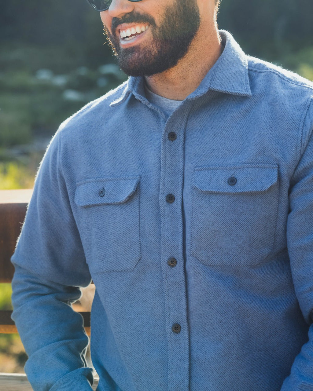 Grand Flannel, Lake Blue - Paranoid Ranch