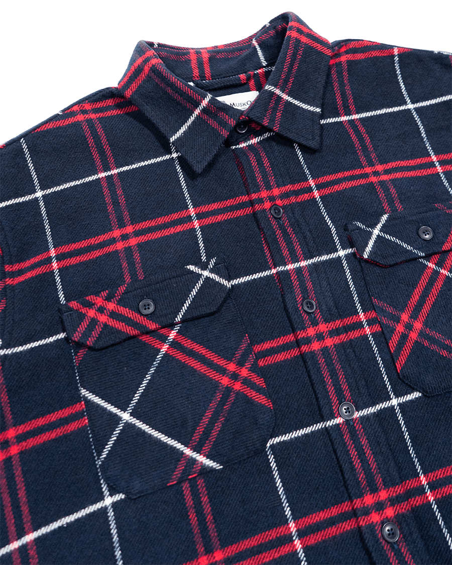 Grand Flannel, Marine Plaid - Paranoid Ranch