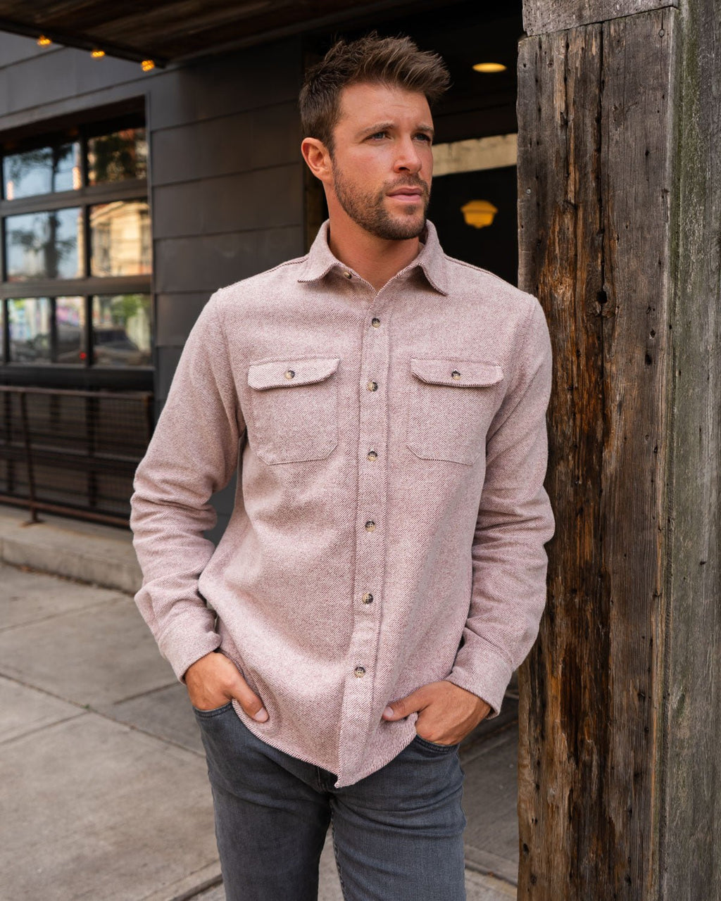 Grand Flannel, Maroon - Paranoid Ranch