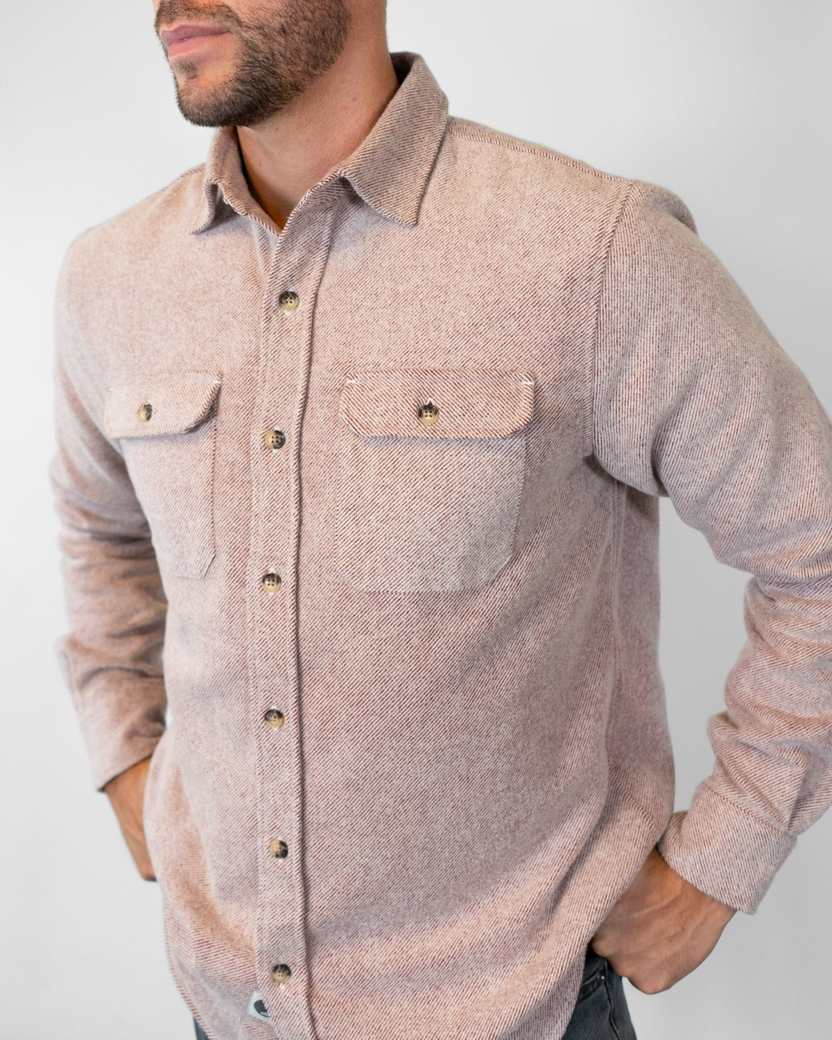 Grand Flannel, Maroon - Paranoid Ranch