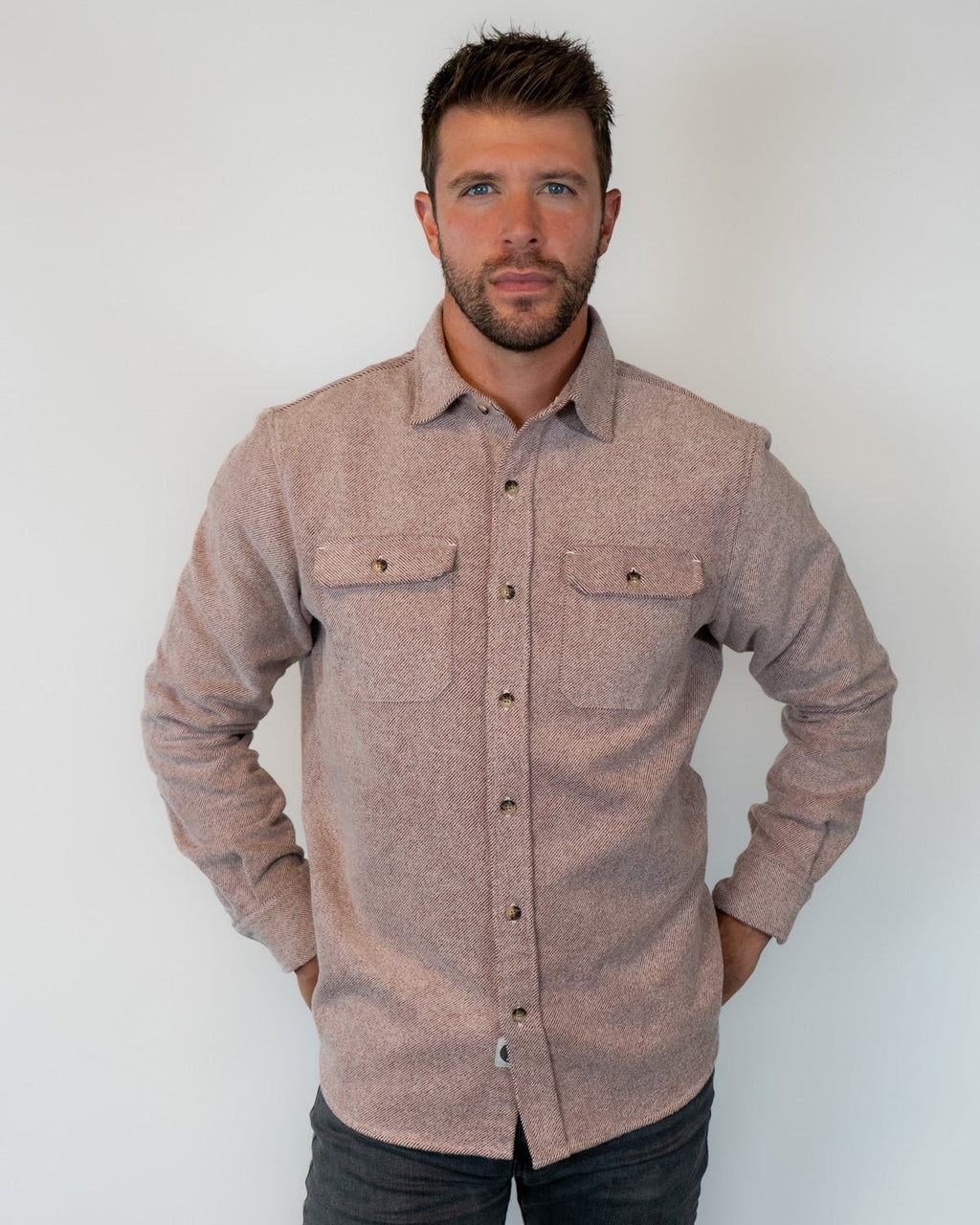 Grand Flannel, Maroon - Paranoid Ranch