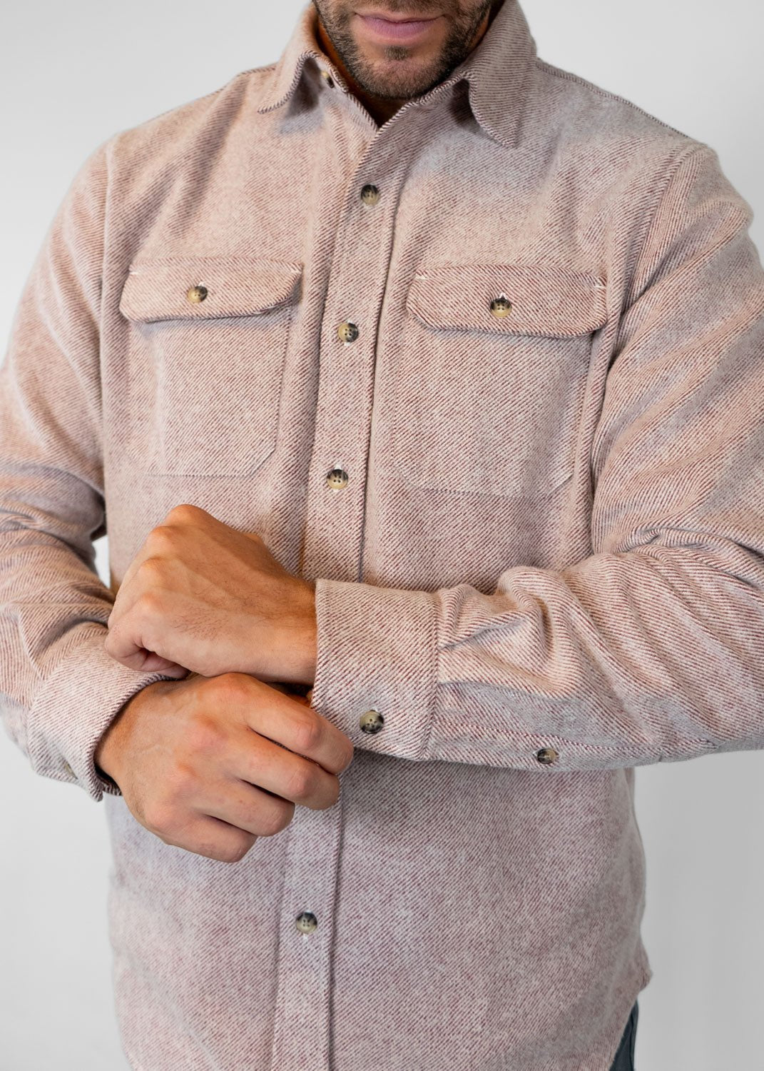 Grand Flannel, Maroon - Paranoid Ranch