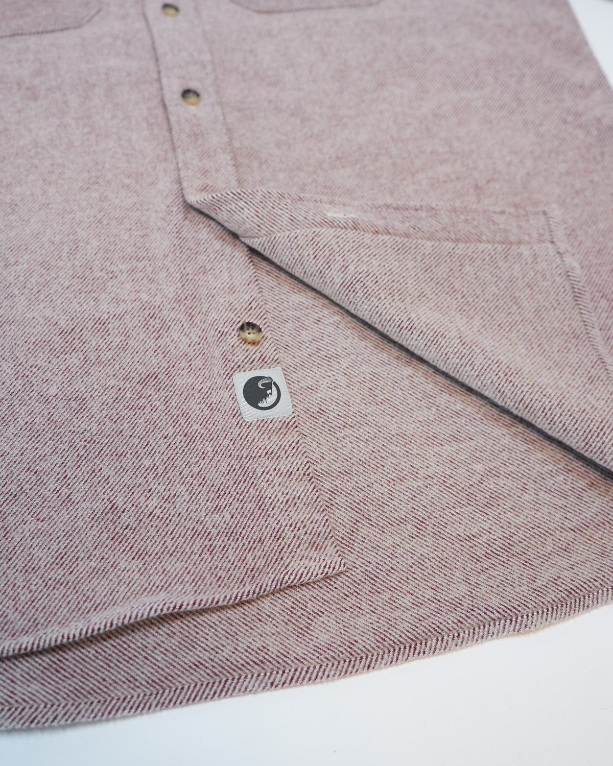 Grand Flannel, Maroon - Paranoid Ranch