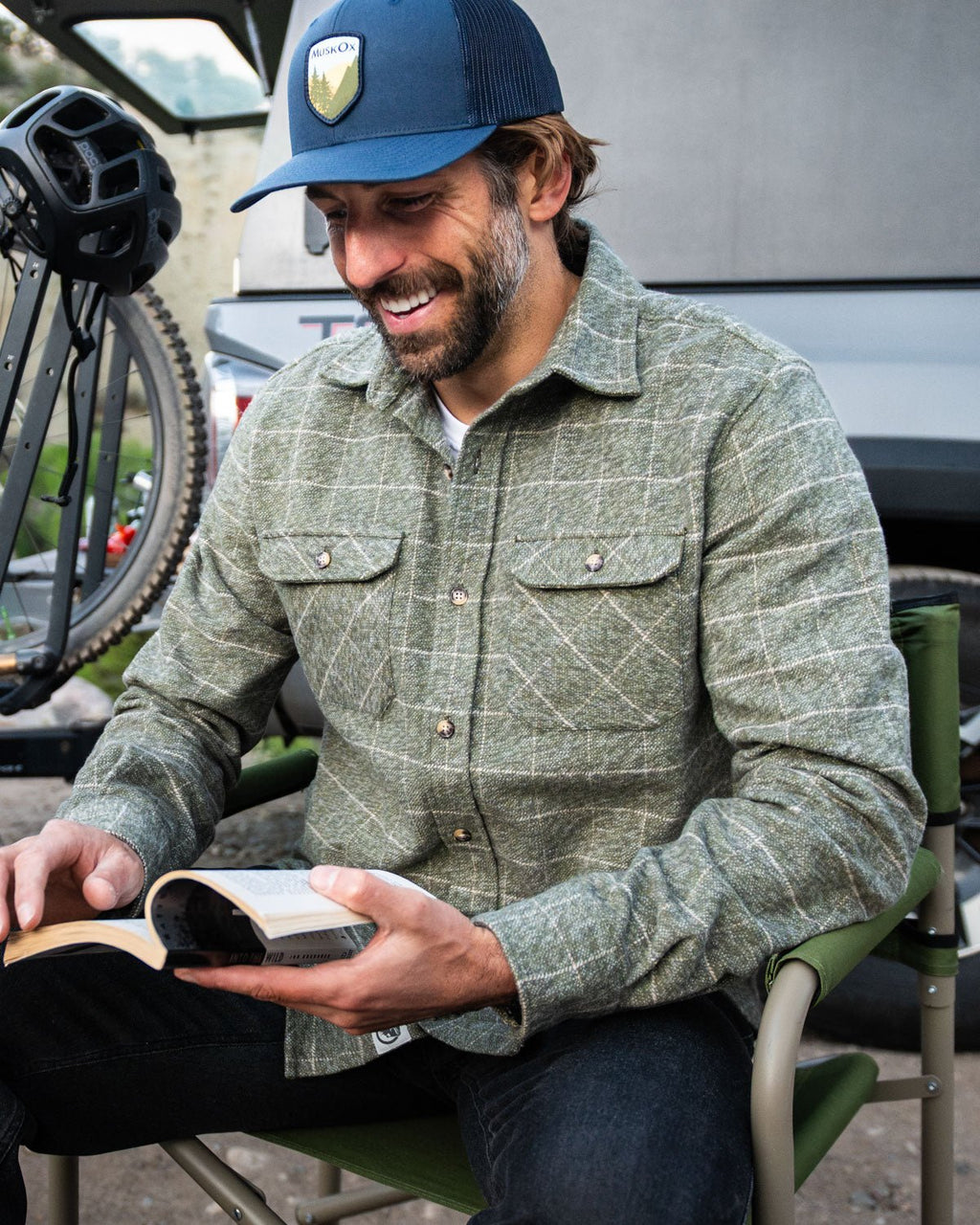 Grand Flannel, Moss Green - Paranoid Ranch