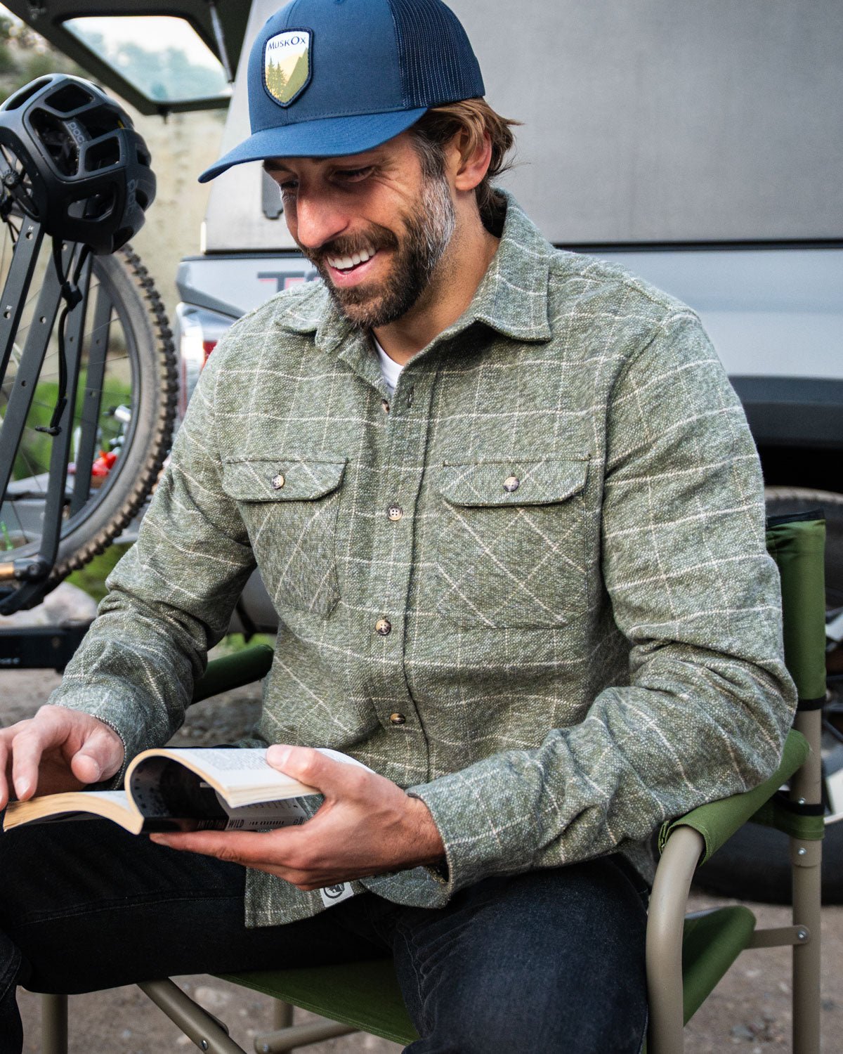 Grand Flannel, Moss Green - Paranoid Ranch