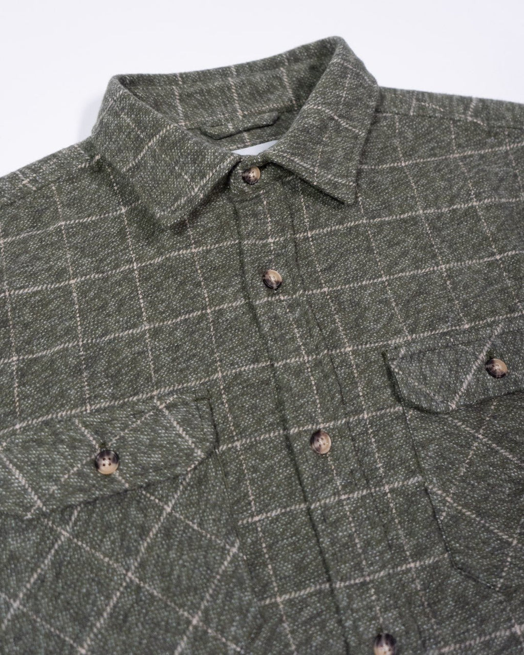 Grand Flannel, Moss Green - Paranoid Ranch