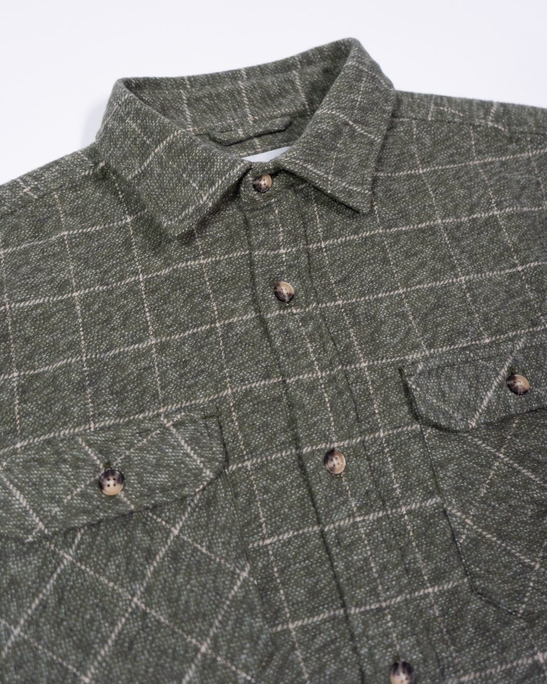 Grand Flannel, Moss Green - Paranoid Ranch