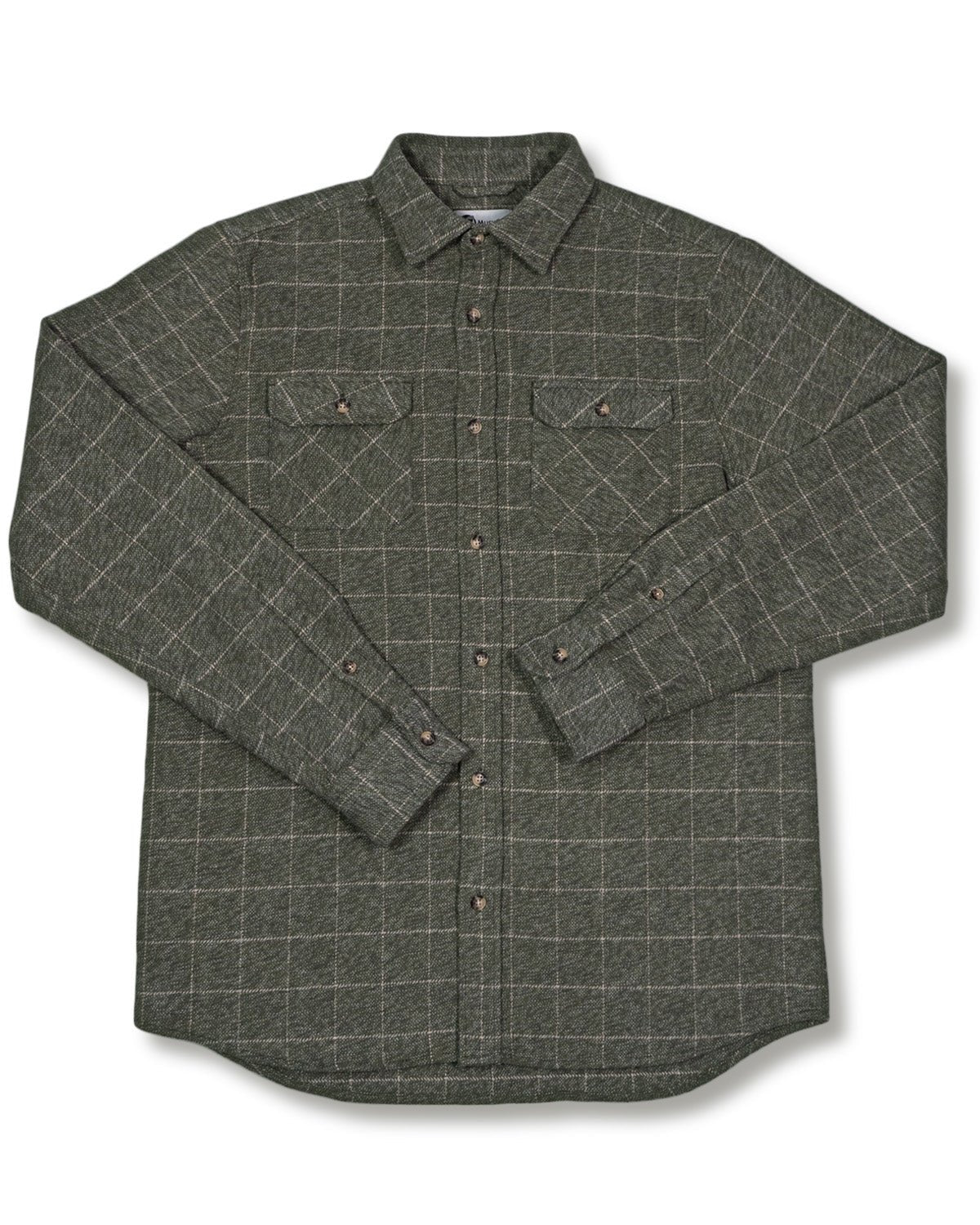 Grand Flannel, Moss Green - Paranoid Ranch